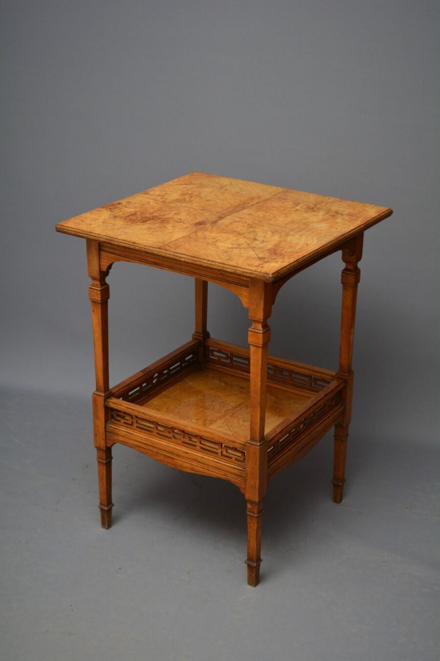 English Victorian Aesthetic Movement Ash Occasional Table