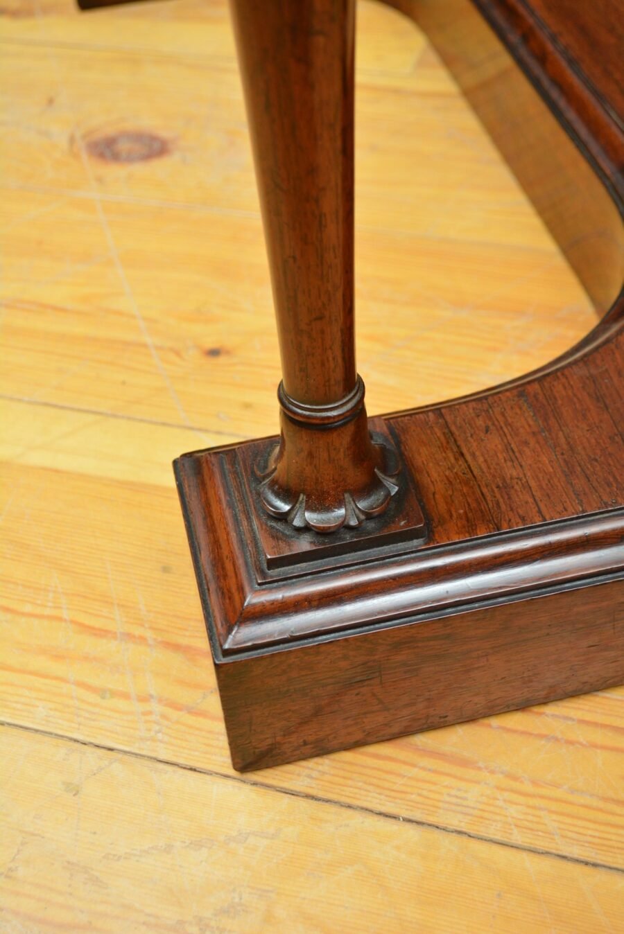 Exceptional Irish Regency Rosewood console table - Image 11