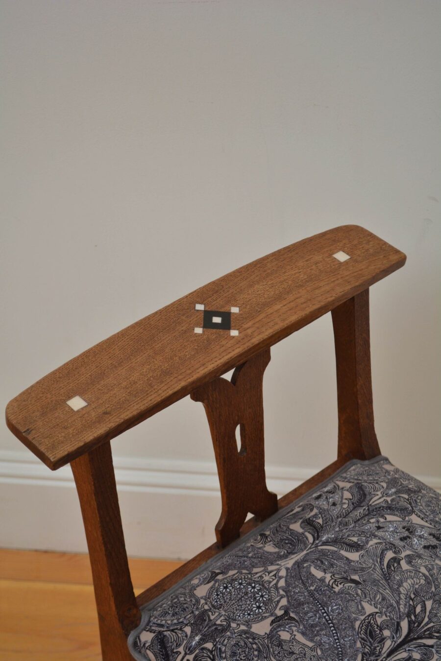 Arts and Crafts Stool in Oak / Piano Stool - Image 11