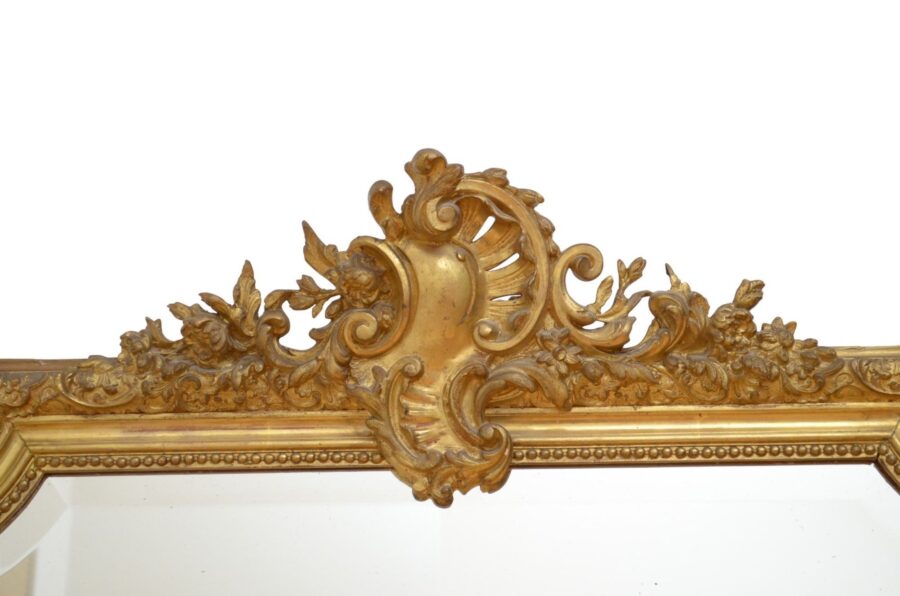 XIXth Century Giltwood Wall Mirror - Image 14