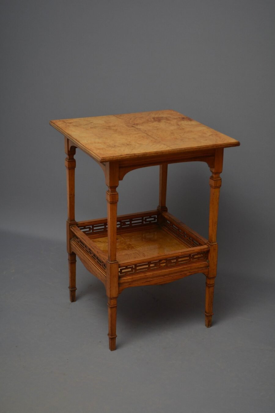 English Victorian Aesthetic Movement Ash Occasional Table - Image 3