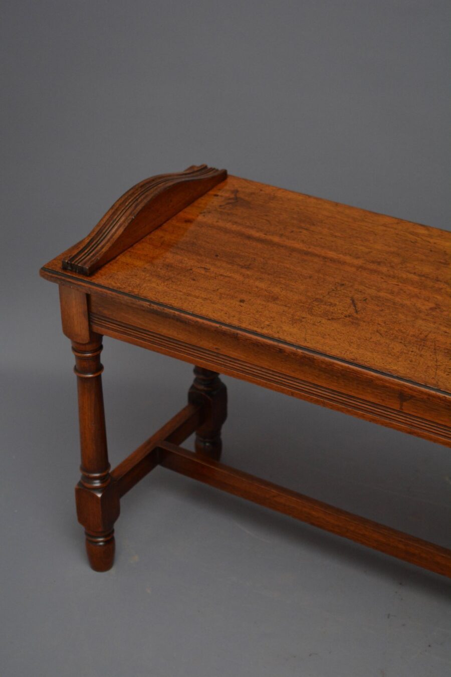 Jas Shoolbred Walnut Hall Bench - Image 4