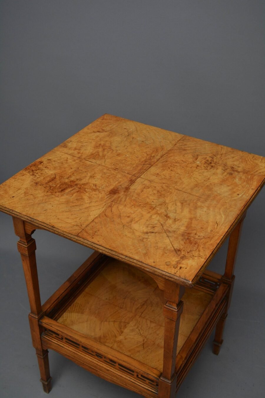 English Victorian Aesthetic Movement Ash Occasional Table - Image 5