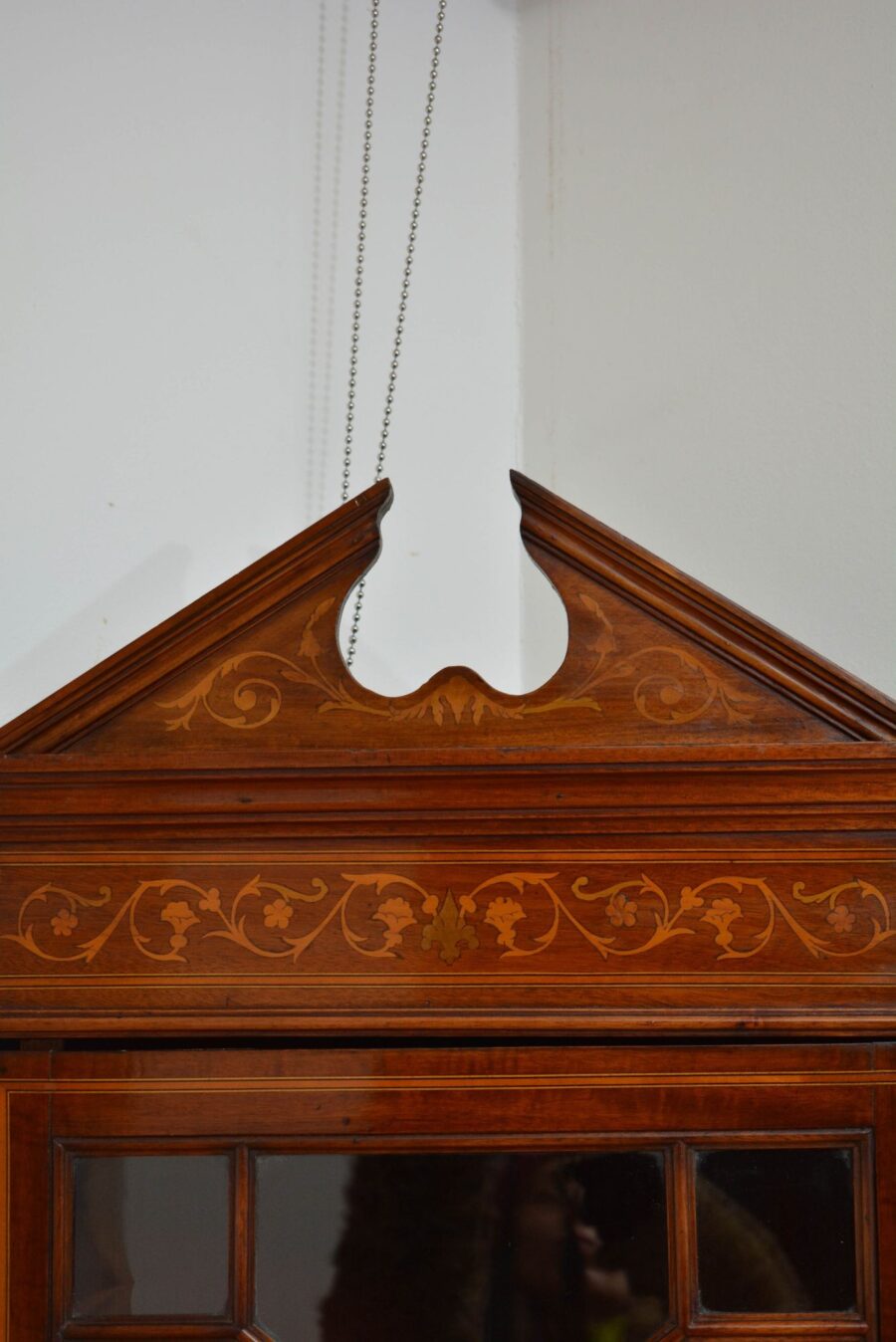 Edwardian Floor Standing Inlaid Corner Cupboard - Image 5