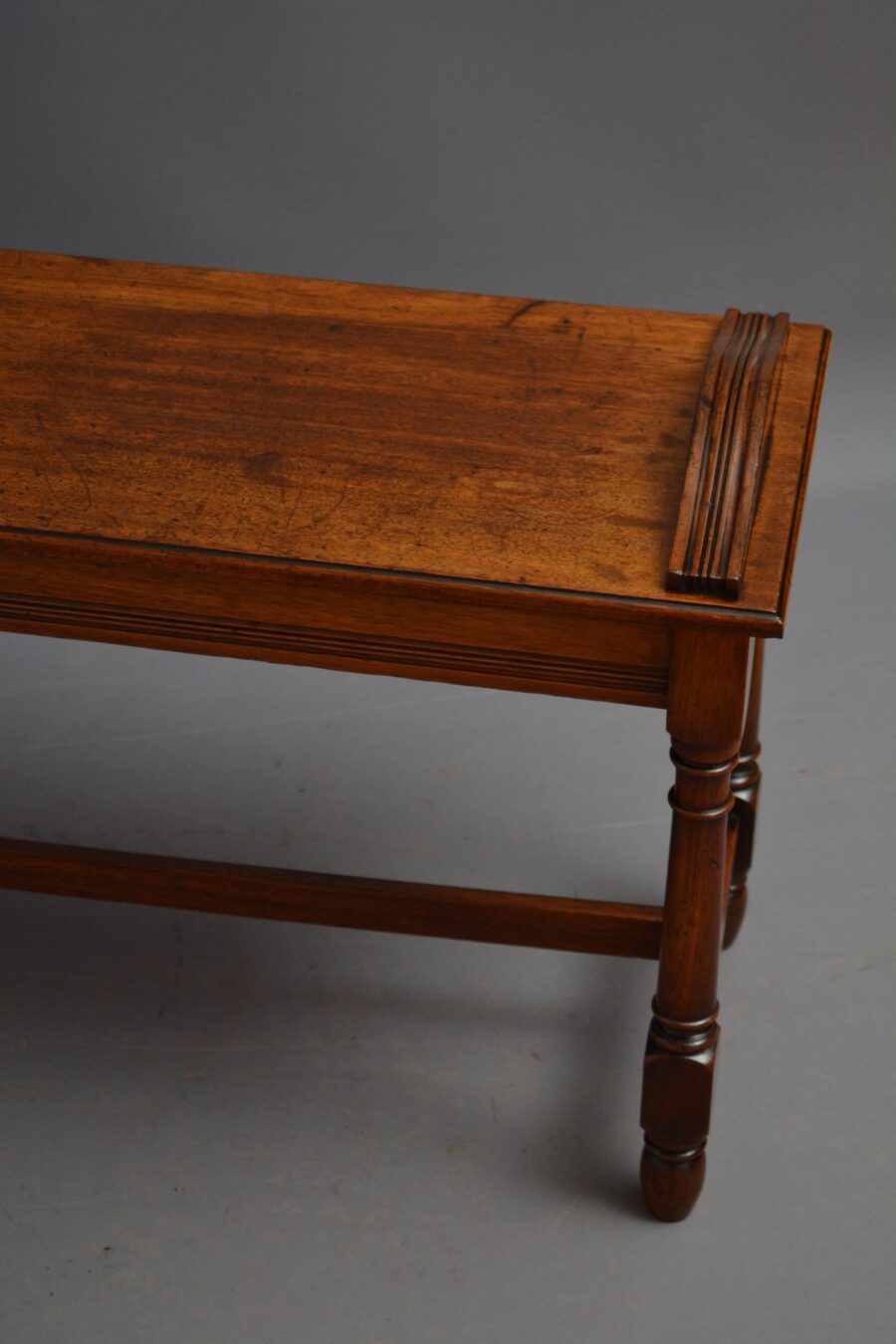 Jas Shoolbred Walnut Hall Bench - Image 7