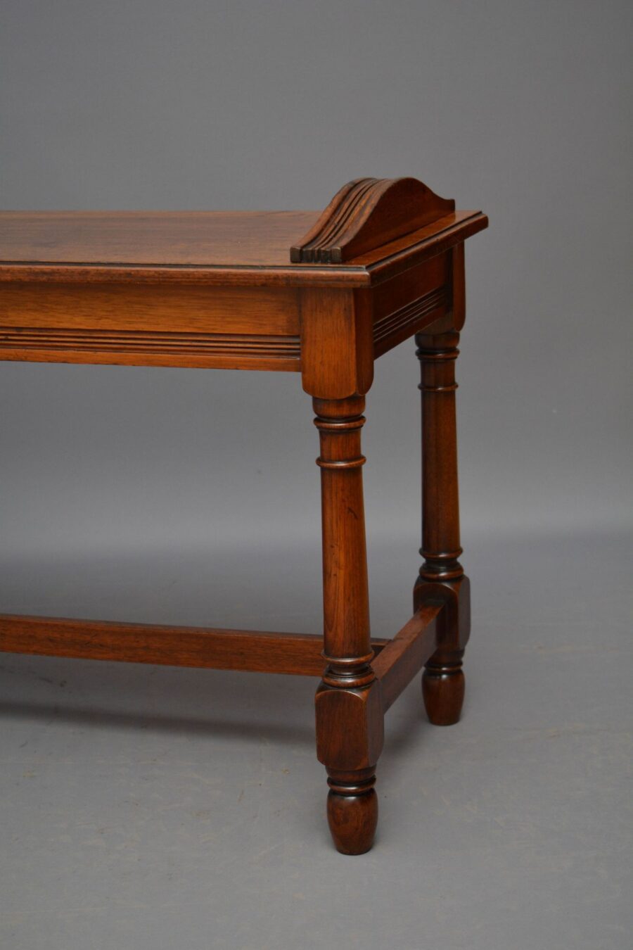 Jas Shoolbred Walnut Hall Bench - Image 9