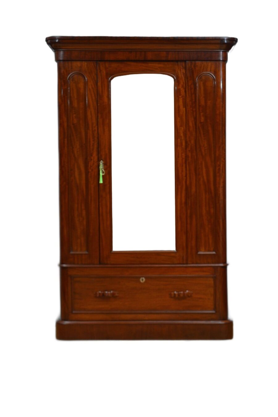 Victorian Figured Mahogany Wardrobe