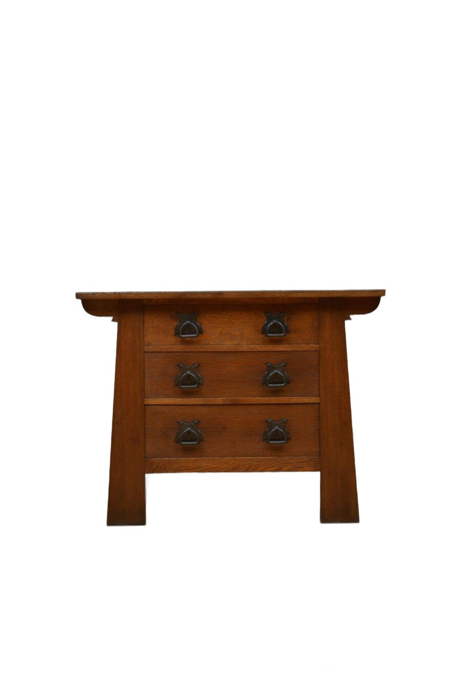 Liberty Style Arts and Crafts Oak Chest of Drawers