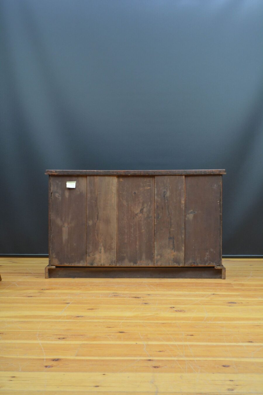 Low Victorian Mahogany Chest Of Drawers H75cm - Image 11