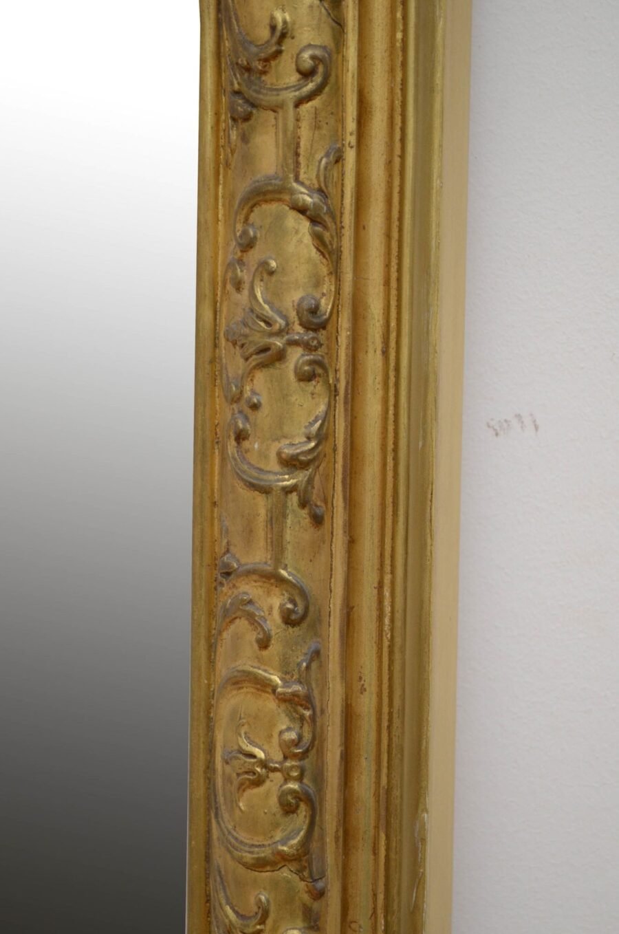 Large 19th Century Giltwood Mirror H202cm - Image 11