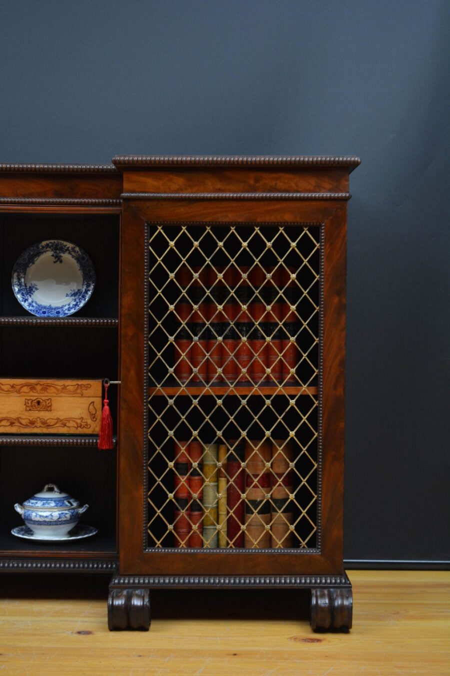 English Regency Mahogany Bookcase or Sideboard in the Manner of Gillows - Image 12