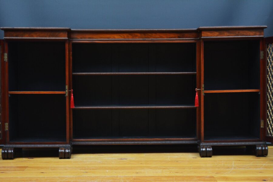 English Regency Mahogany Bookcase or Sideboard in the Manner of Gillows - Image 15