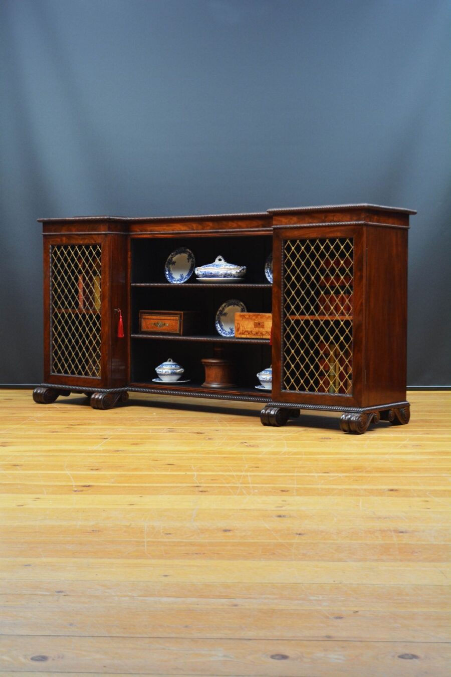 English Regency Mahogany Bookcase or Sideboard in the Manner of Gillows - Image 2