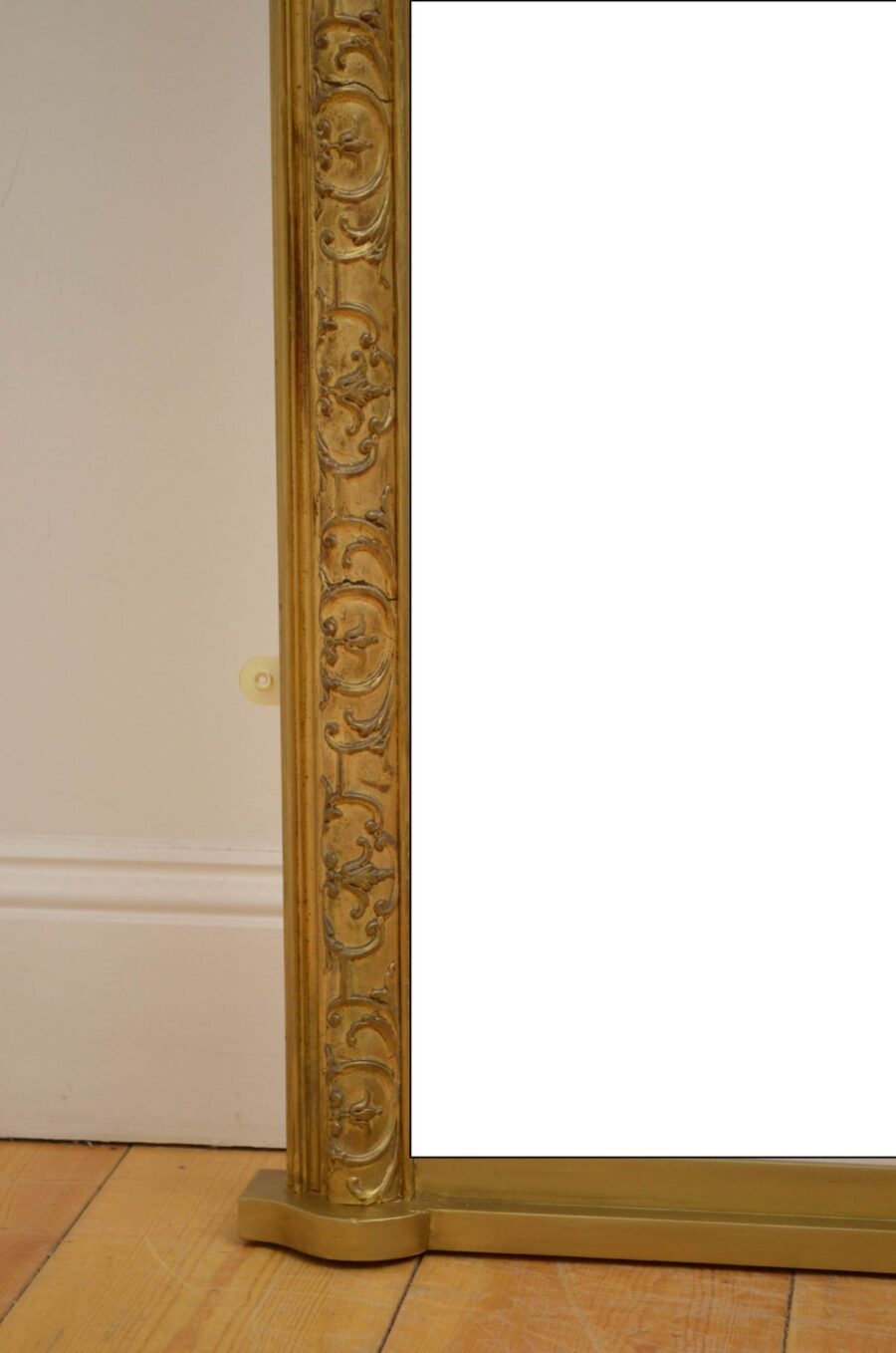 Large 19th Century Giltwood Mirror H202cm - Image 3