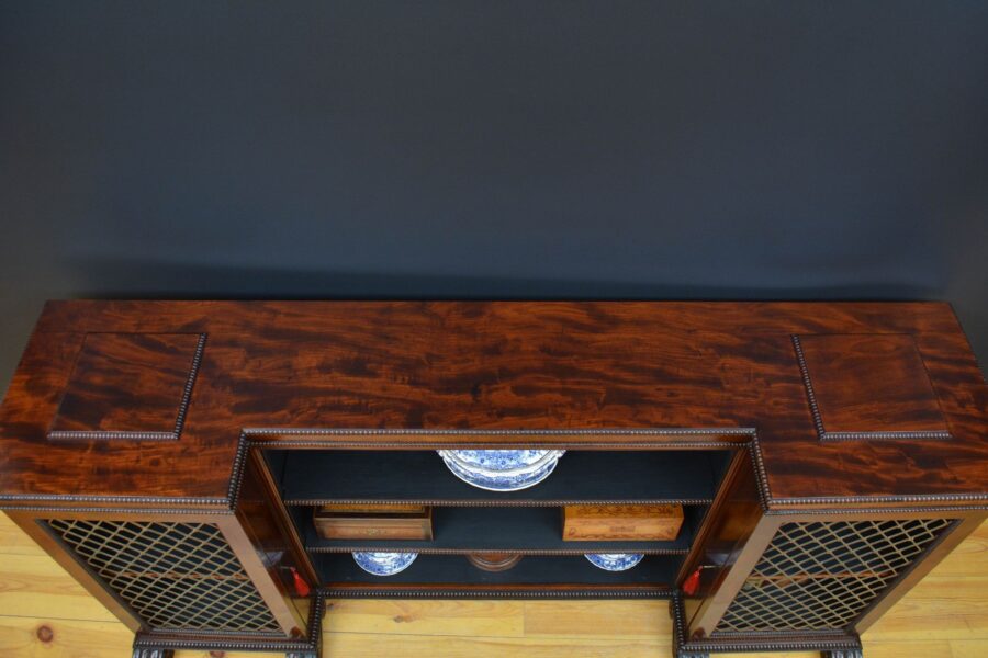 English Regency Mahogany Bookcase or Sideboard in the Manner of Gillows - Image 4