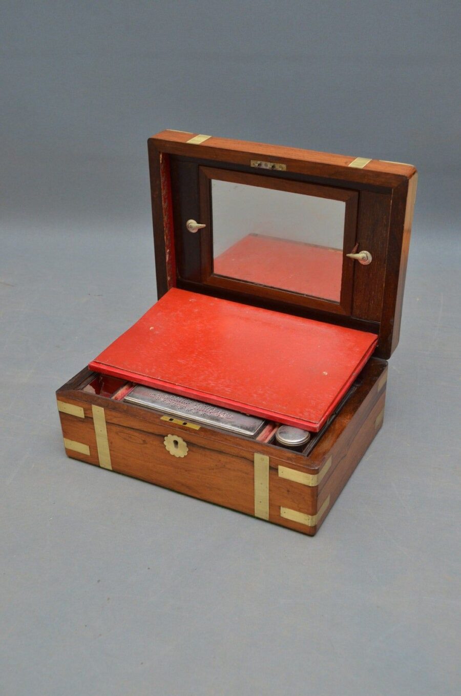 Attractive Victorian Rosewood Jewellery Box - Image 4