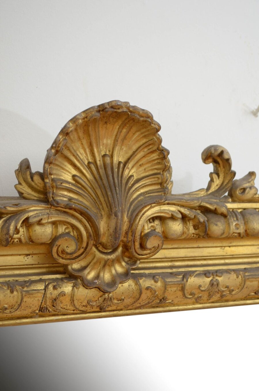 Large 19th Century Giltwood Mirror H202cm - Image 6