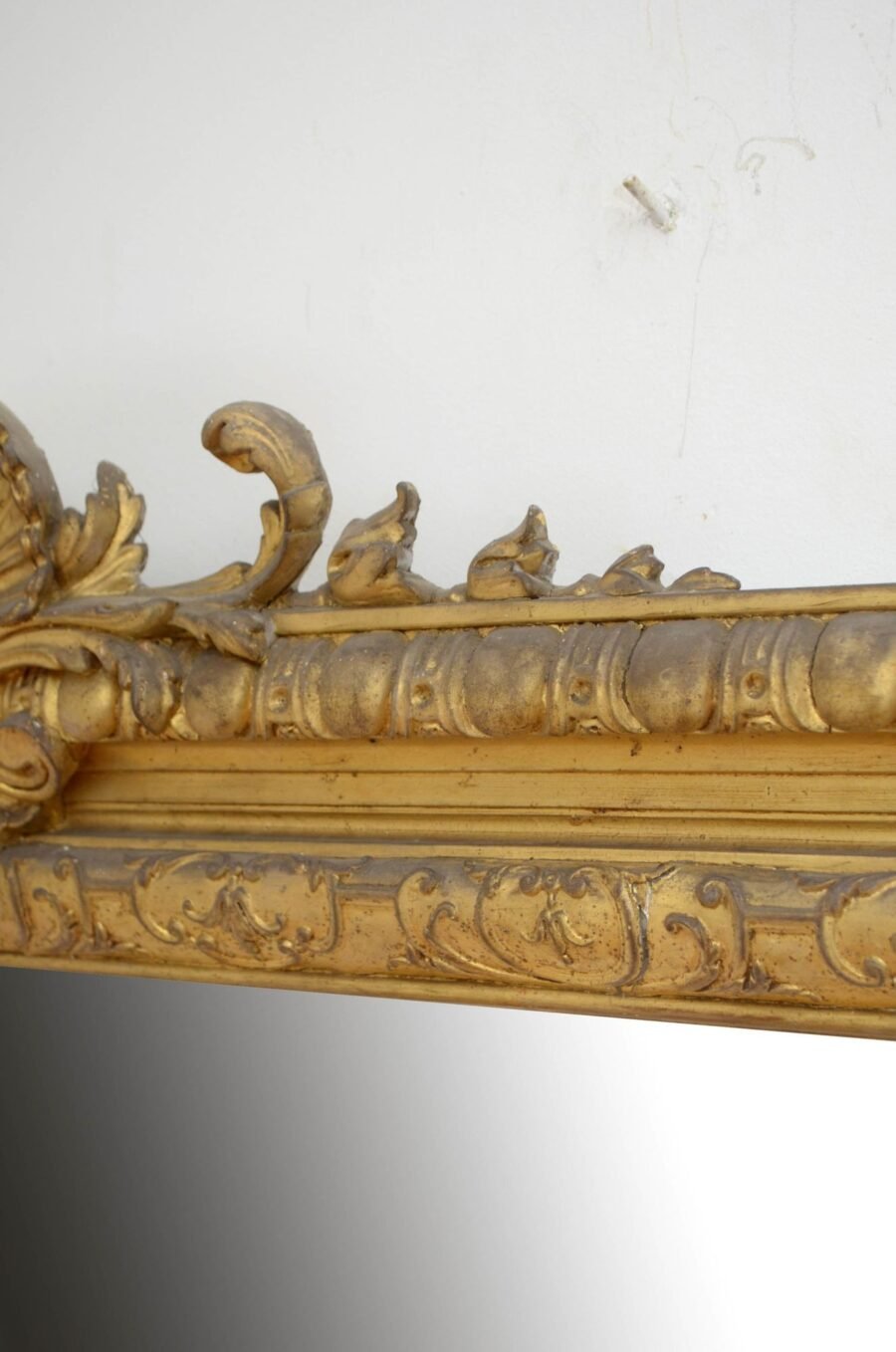 Large 19th Century Giltwood Mirror H202cm - Image 7