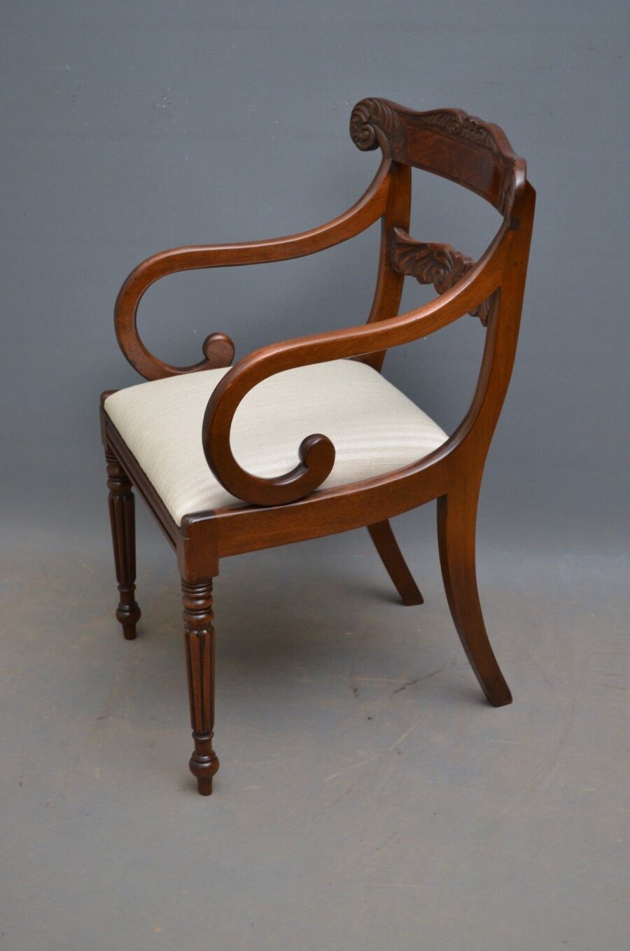 Exceptional Set of 8 William IV Dining Chairs - Image 8