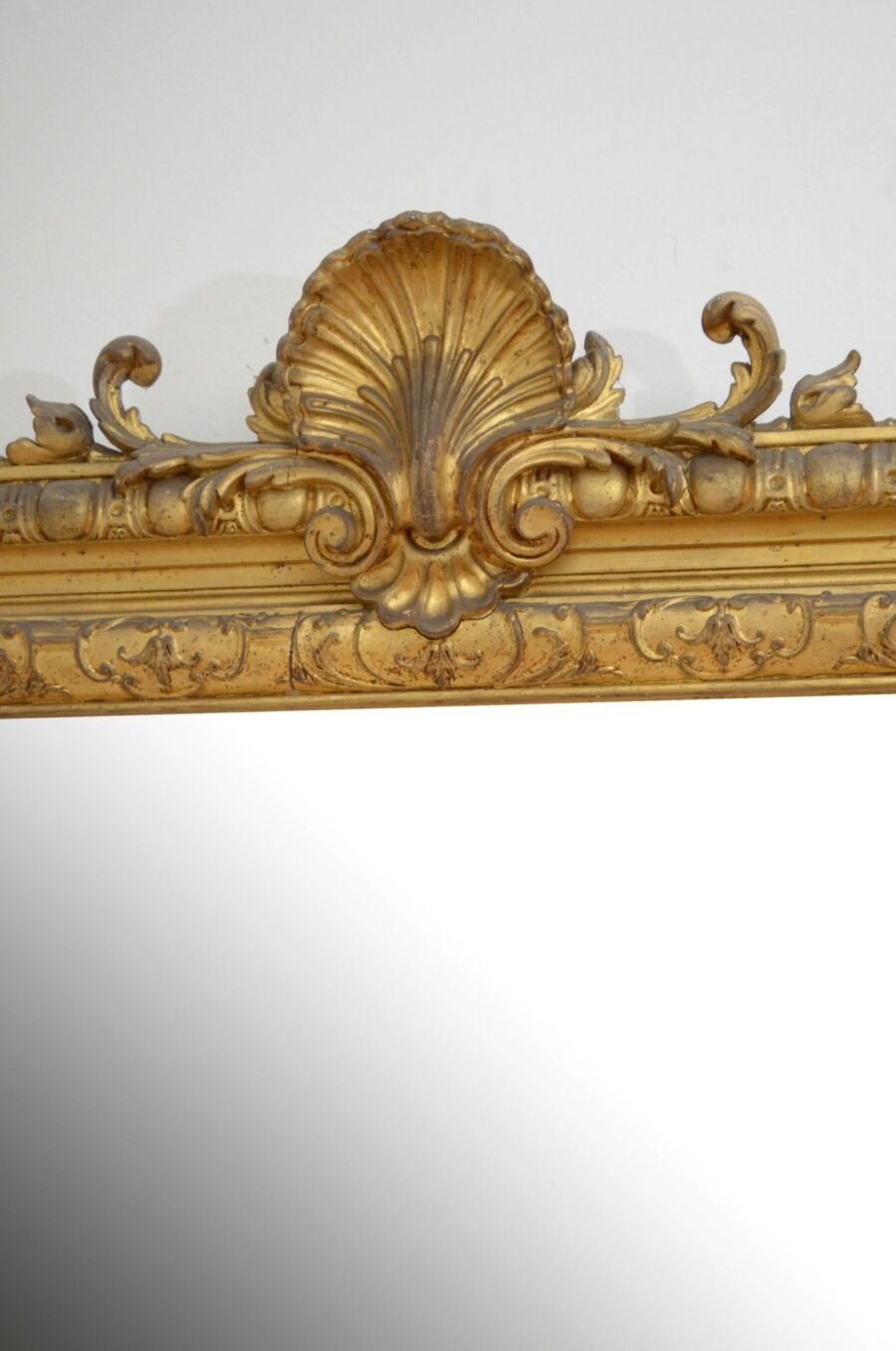 Large 19th Century Giltwood Mirror H202cm - Image 8