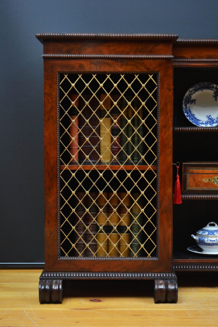 English Regency Mahogany Bookcase or Sideboard in the Manner of Gillows - Image 10