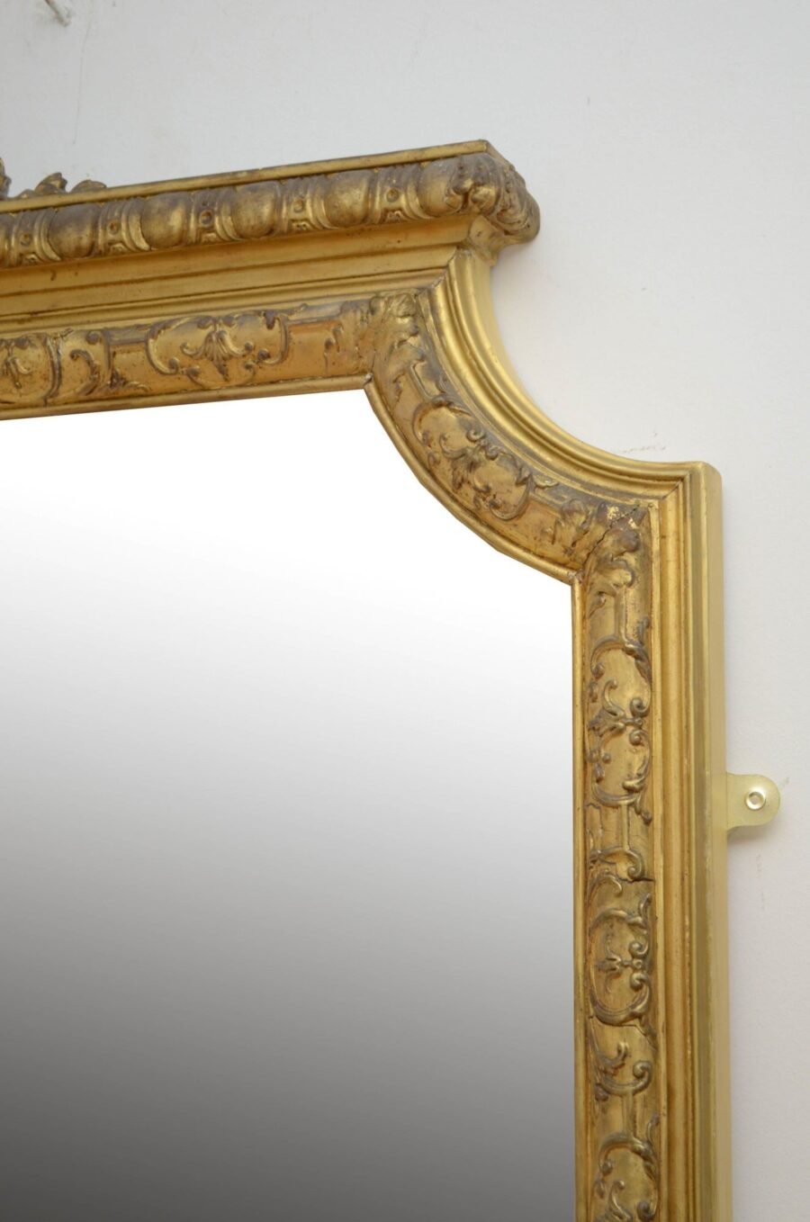 Large 19th Century Giltwood Mirror H202cm - Image 10