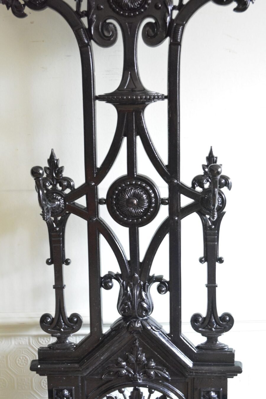 Victorian Cast Iron Hall Stand in the manner of Christopher Dresser - Image 11