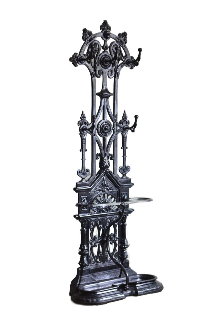 Victorian Cast Iron Hall Stand in the manner of Christopher Dresser - Image 2