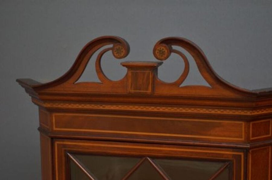 Edwardian Corner Cupboard - Image 2