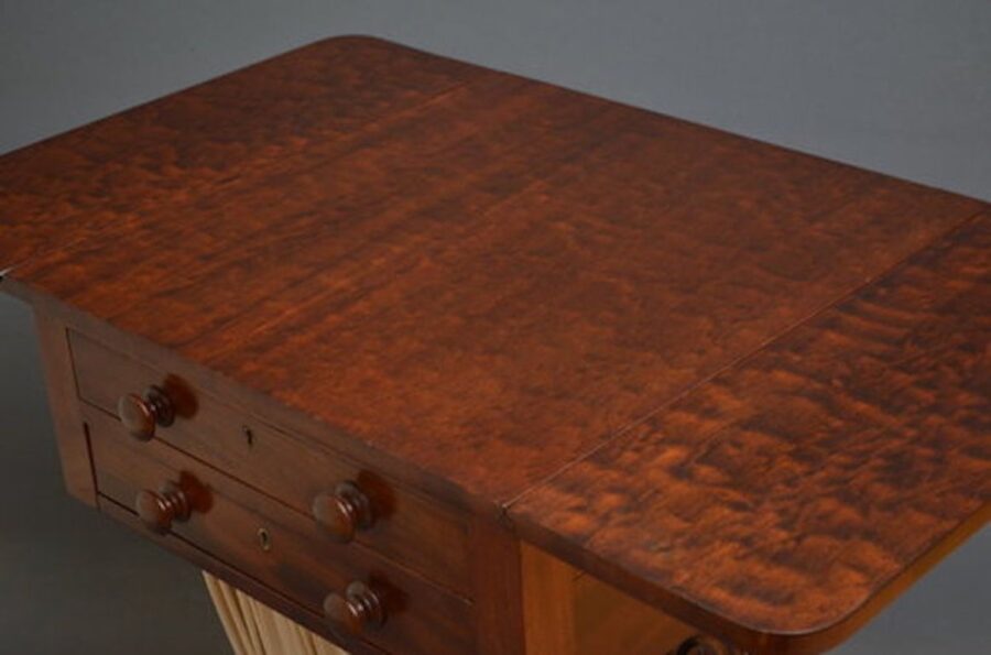 Fabulous Regency Work Table in Mahogany - Image 3