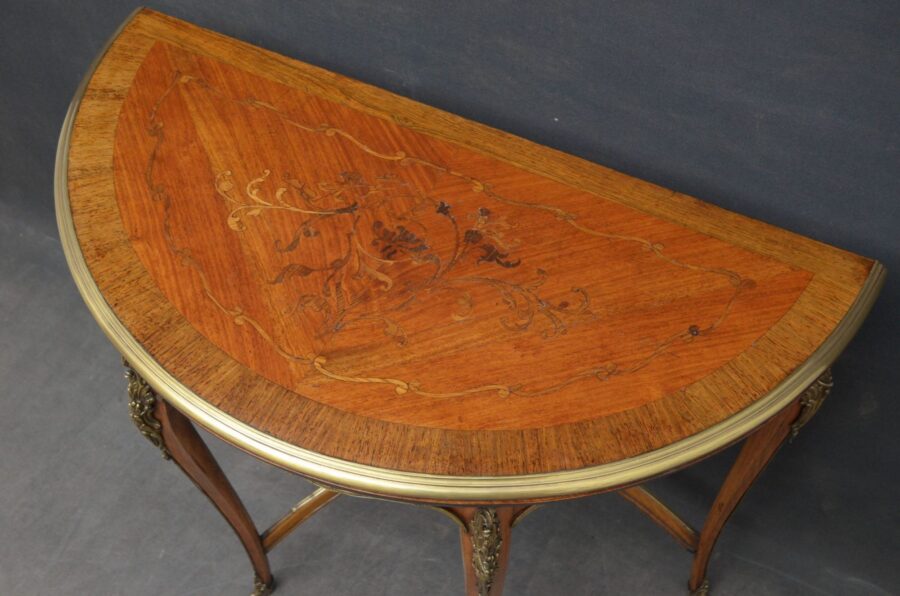 French Rosewood Card Table / Hall Table - Image 3