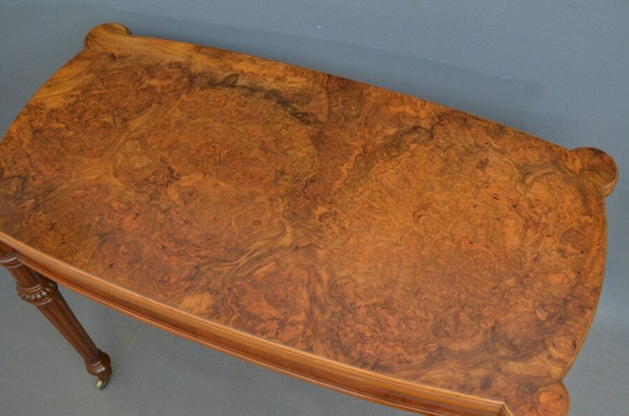 Victorian Burr Walnut Table - Image 3