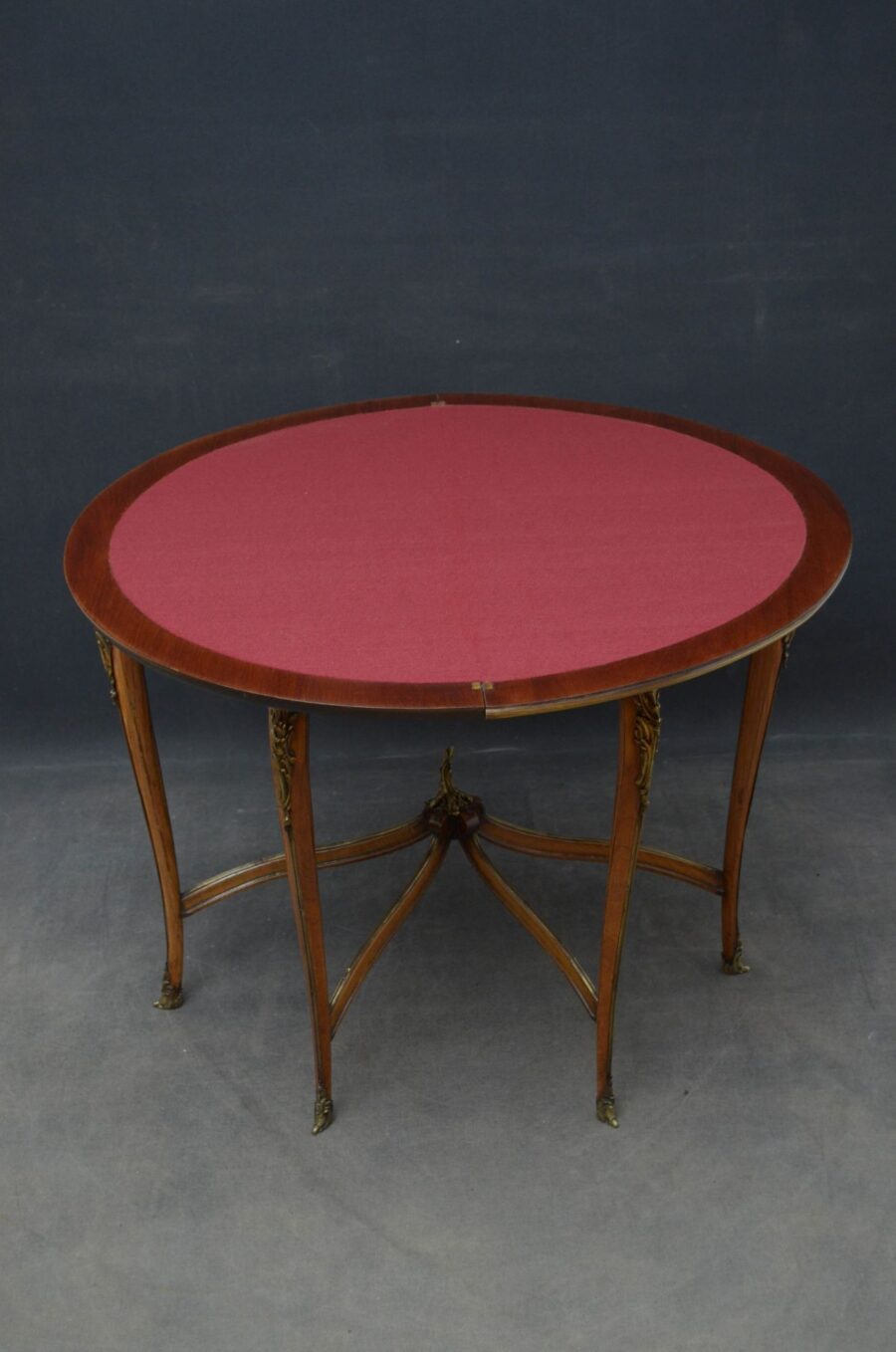 French Rosewood Card Table / Hall Table - Image 6