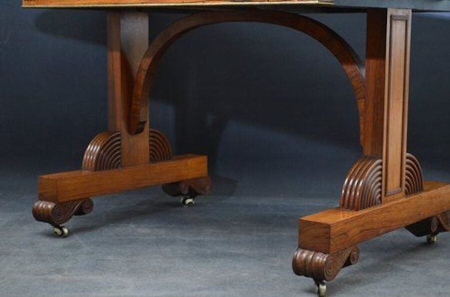 Exceptional Regency Sofa Table in Rosewood - Image 7