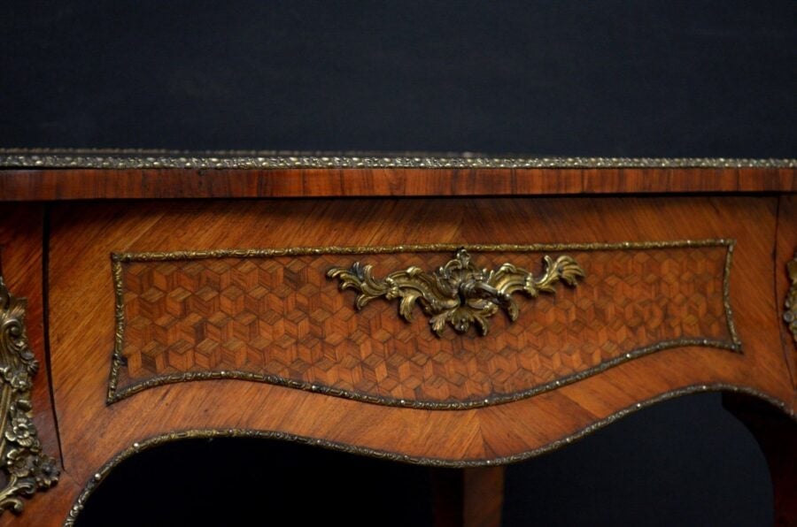 Exceptional Louis XV Design Tulipwood Dressing Table - Image 9